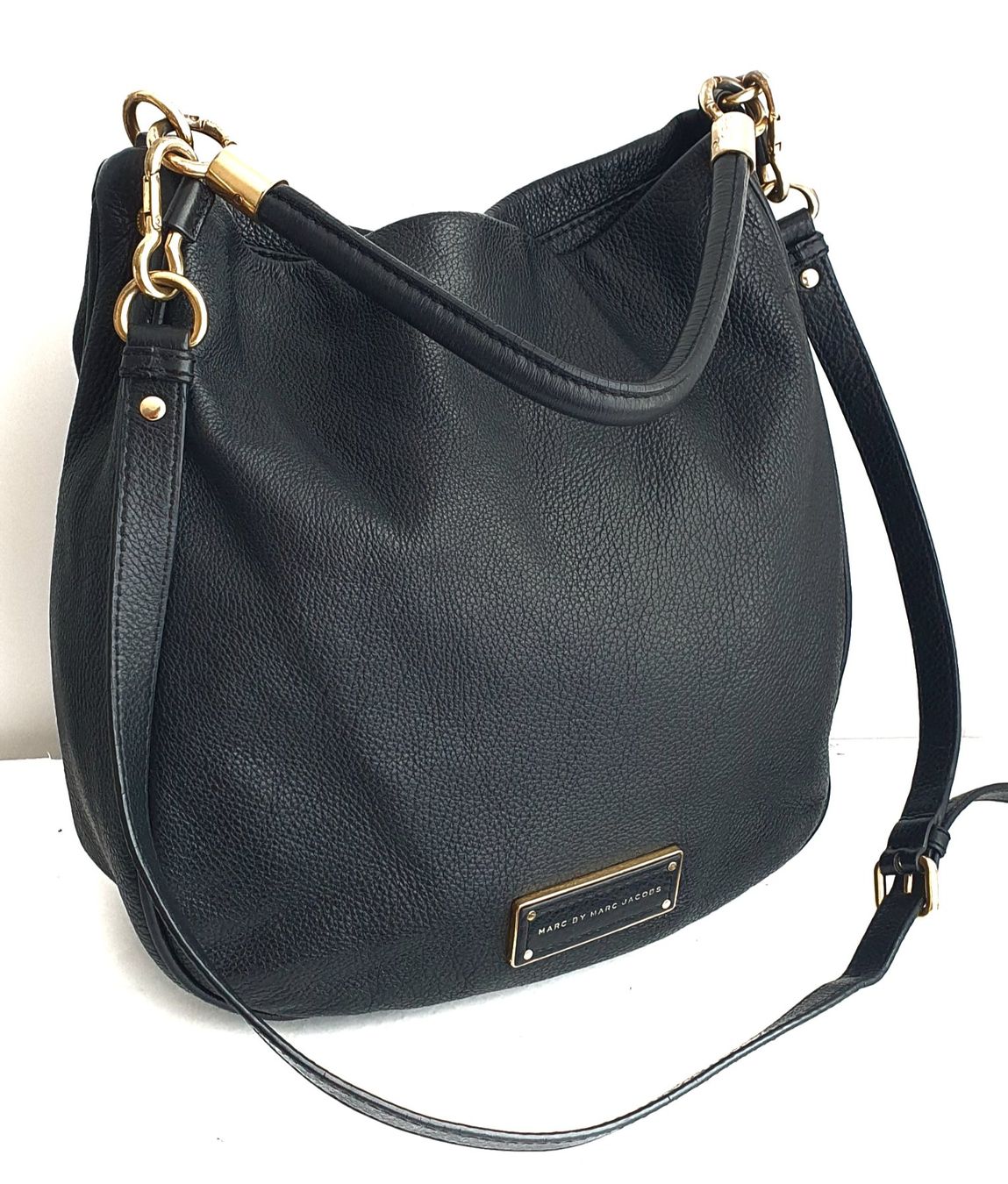 Marc Jacobs Sacs femmes: Marc Jacobs Henkel/Umhängetasche Softleder Schwarz – D'occasion à Niederteufen par Mira_72 1