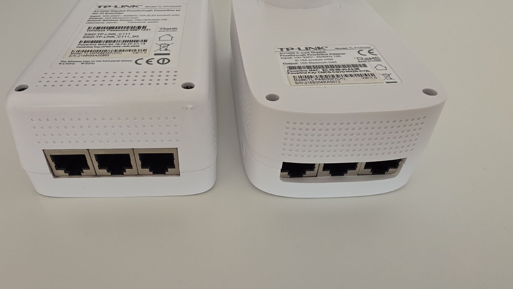 TP-Link Unità & Adattatore: TP-Link Powerline Adapter 1200Mbps 2 Stk., 3fach LAN – Usato da Kloten venduto da Mfilu 2
