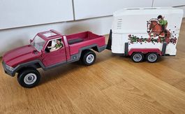 Schleich Pick-up mit Pferdeanhänger gebraucht