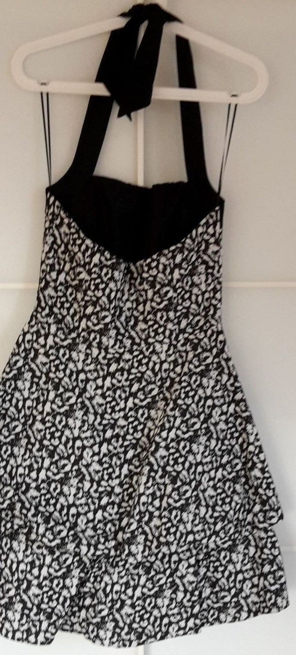 Vestiti: Kleid mit schwarz-weiss Muster - Gr. 36 – Usato da Salvenach venduto da soleil_27 2