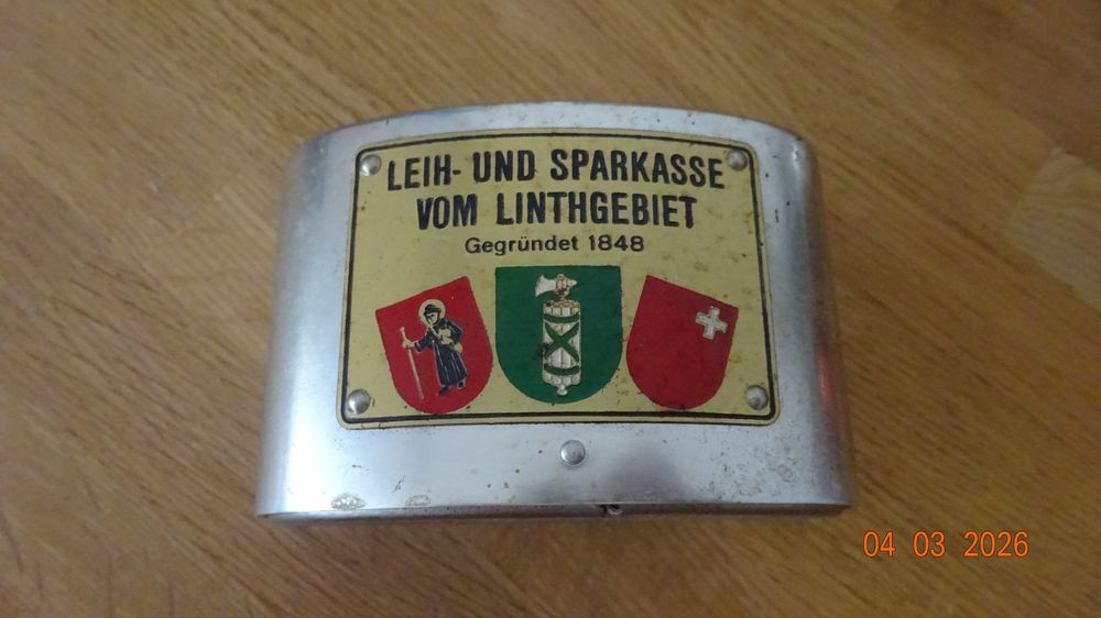 Leih - und Sparkasse vom Linthgebiet Tirelire vintage Rare (Gebraucht ...