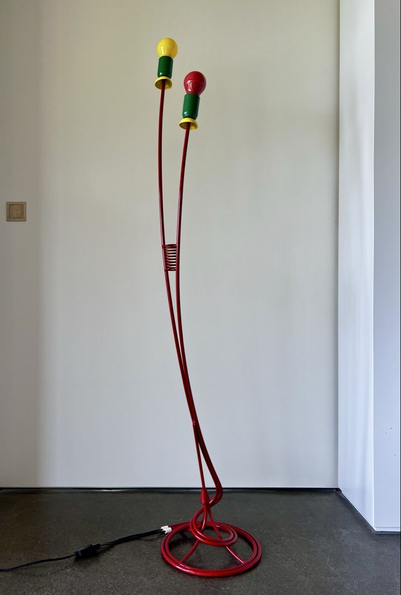 Lampade: Memphis Style Vintage Floor Lamp - 80s Postmodern – Usato da Oberägeri venduto da Theonose74