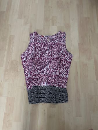 Sommerliches Top mit Paisley Muster Gr.L wenig getragen