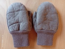 Winter-Fäustlinge, Echtleder, warm gefüttert ❄️
