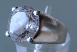 BENGT HALLBERG Silber 925 Fingerring Bergkristall Gr. 49