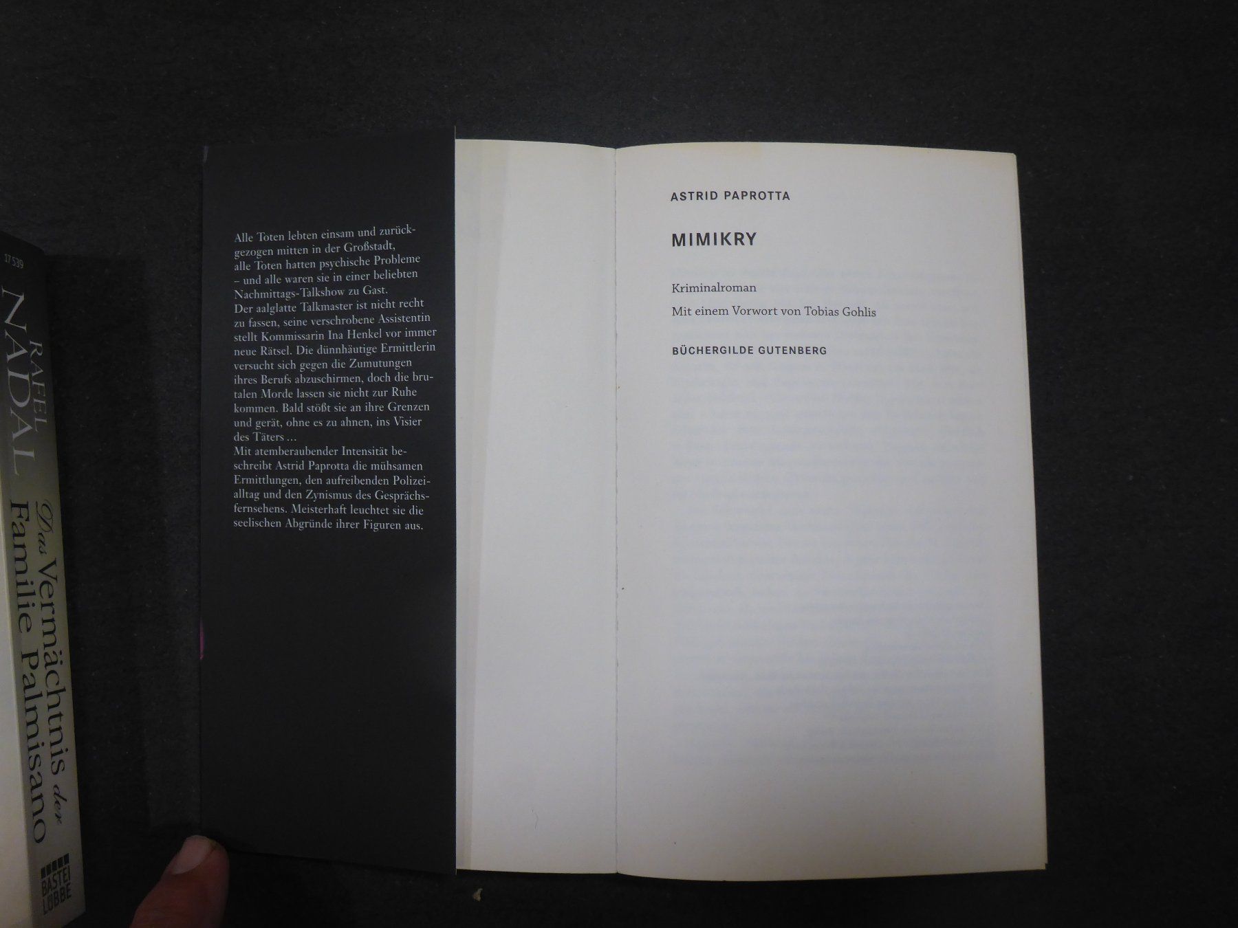 Libri: 2 Krimi: Zimmer Nr. 10 + Mimikry – Usato da Jegenstorf venduto da ladoga66 7