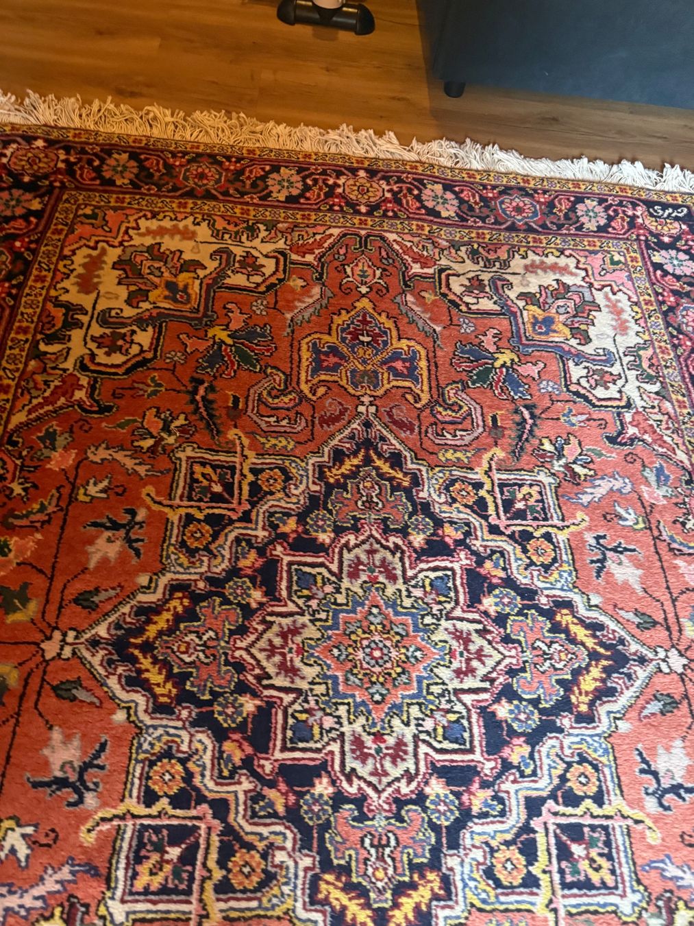 Tappeti: Orientalischer alter persischer Teppich (Heris)signiert – Usato da Höri venduto da ato_7v9f 2