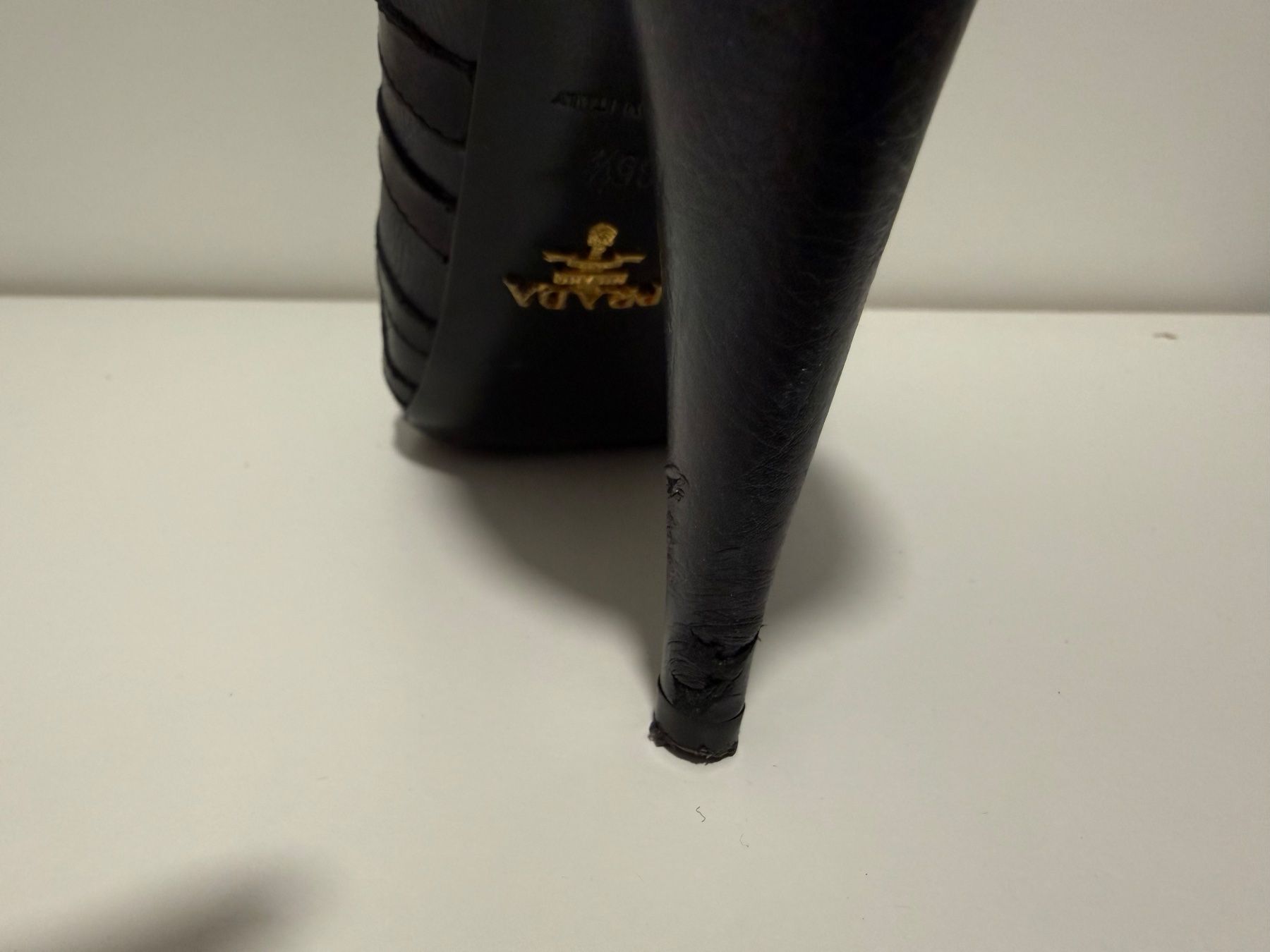 Prada Scarpe da donna: PRADA Stiefel im Metallic look – Usato da Buchs ZH venduto da KittyInStyle 7
