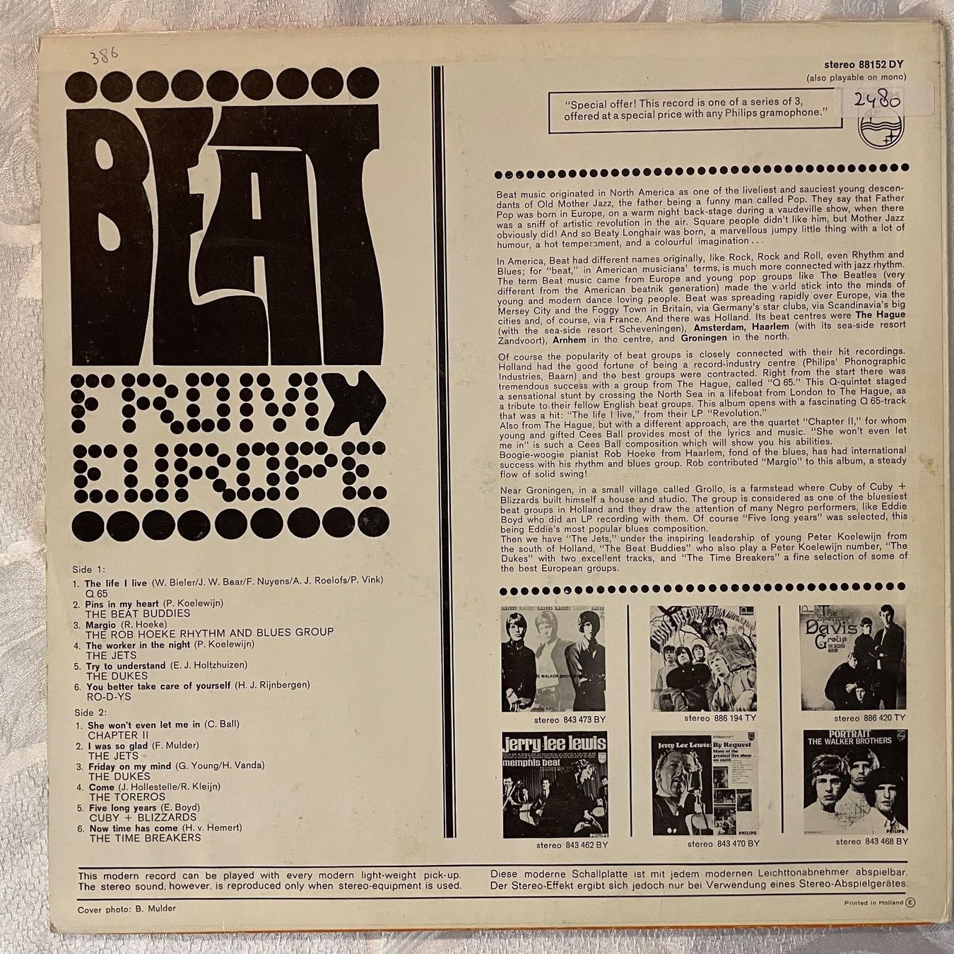 Schallplatten: BEAT FROM EUROPE – Gebraucht aus Zürich von fehlton 1