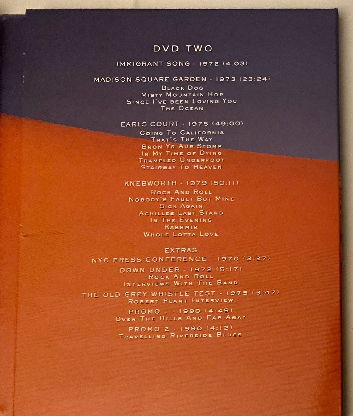Tutti i DVDs: Led Zeppelin 1970-1979 2DVD  2003 – Nuovo e nell'imballaggio originale da Forch venduto da xtcpiemont 3