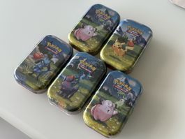 5x Pokemon Ascended Heroes Mini Tins - Sealed EN