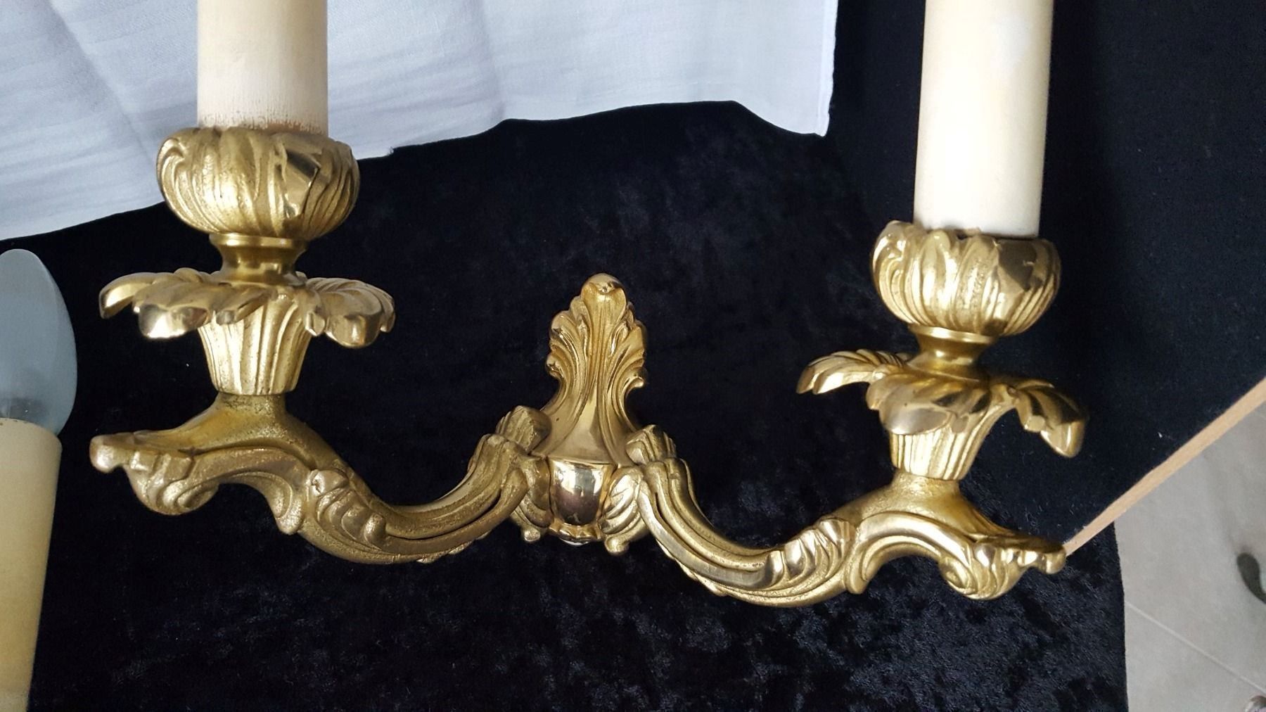 Lampen: 2 Wandappliken aus Bronce – Gebraucht aus Reinach von 3Guggerli 3