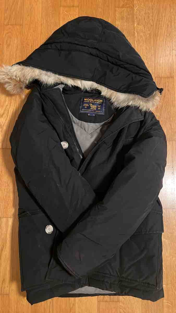Woolrich Giacche: Woolrich Arctic Anorak Down Jacket Black Size S – Nuovo (secondo la descrizione) da Genève venduto da mon_x6bb 4