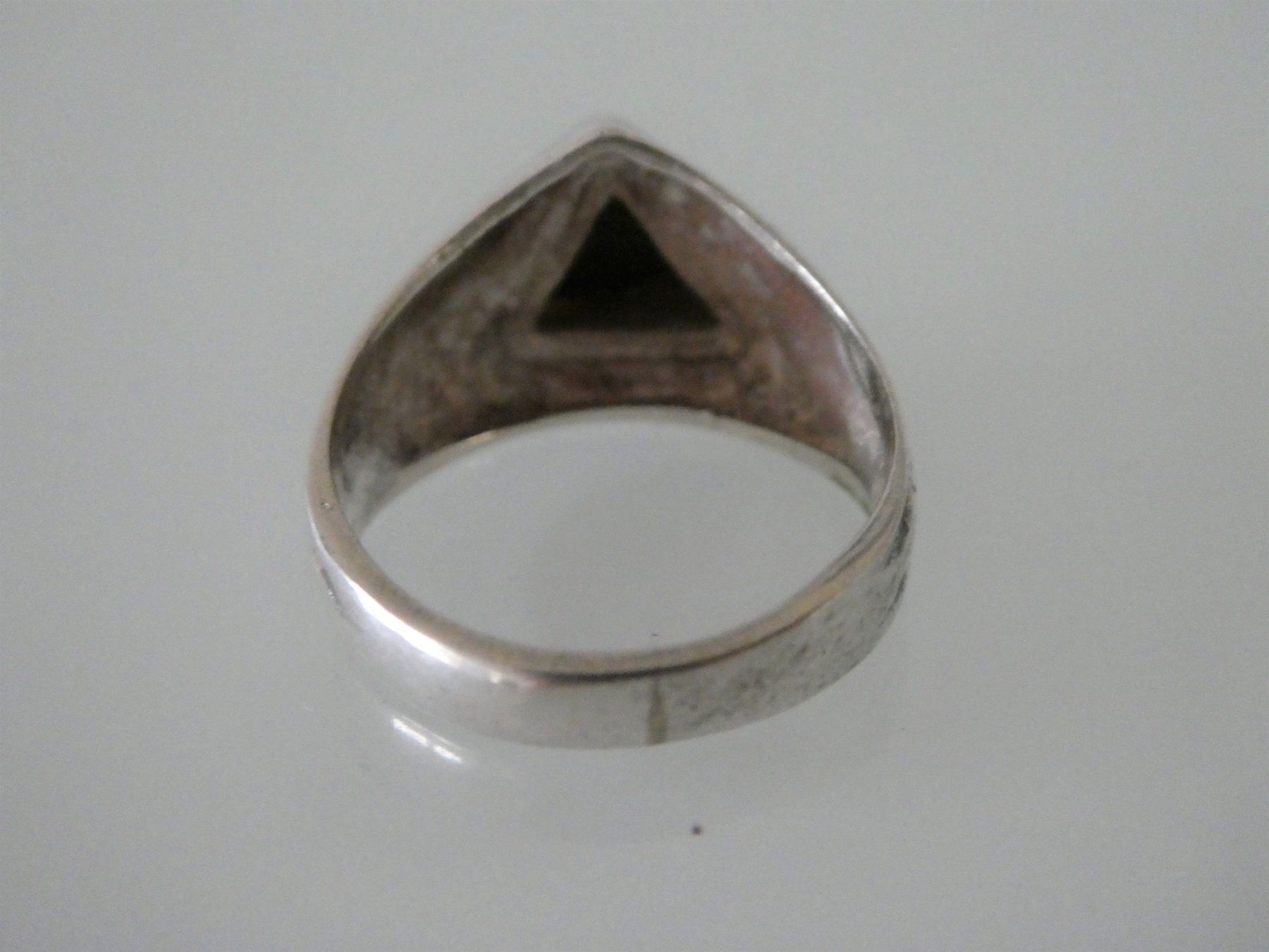 Anelli: Silberring mit Onyx 925 Gr. 50 (15.9mm) – Nuovo (secondo la descrizione) da Gattikon venduto da kaandooh 3
