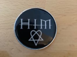 HIM Pin Anstecker Punk Rock Metal Pop