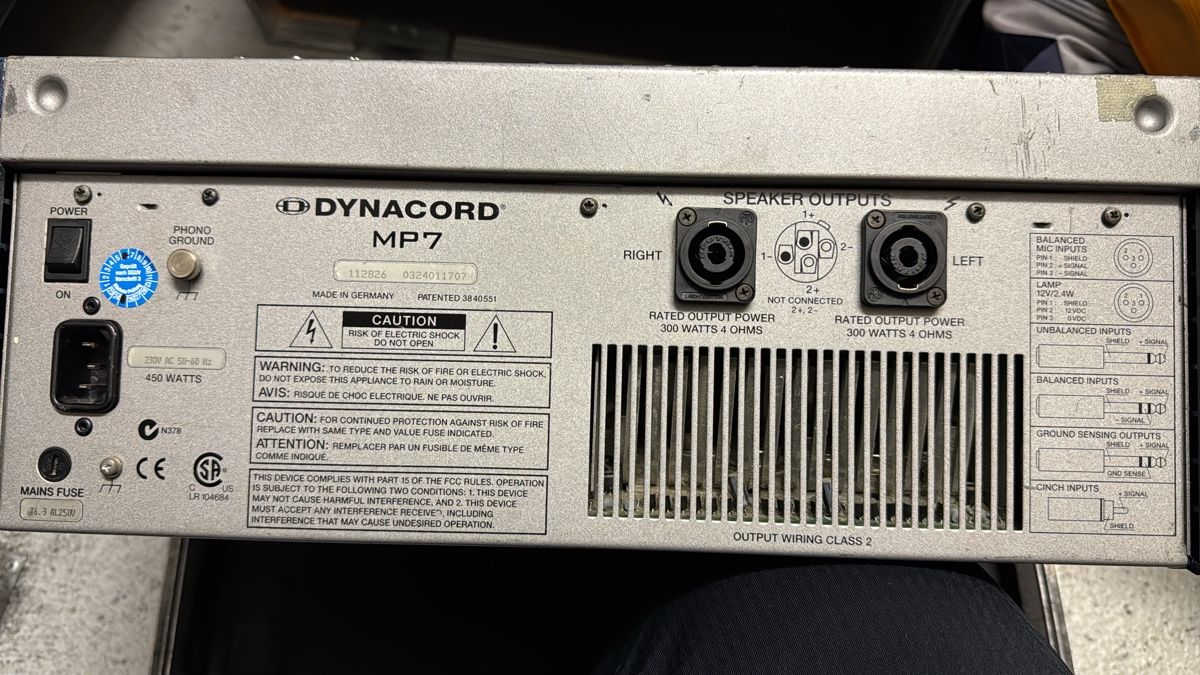 Dynacord Mischpulte: Dynacord MP7 – Gebraucht aus Rupperswil von Tw-Audio 1