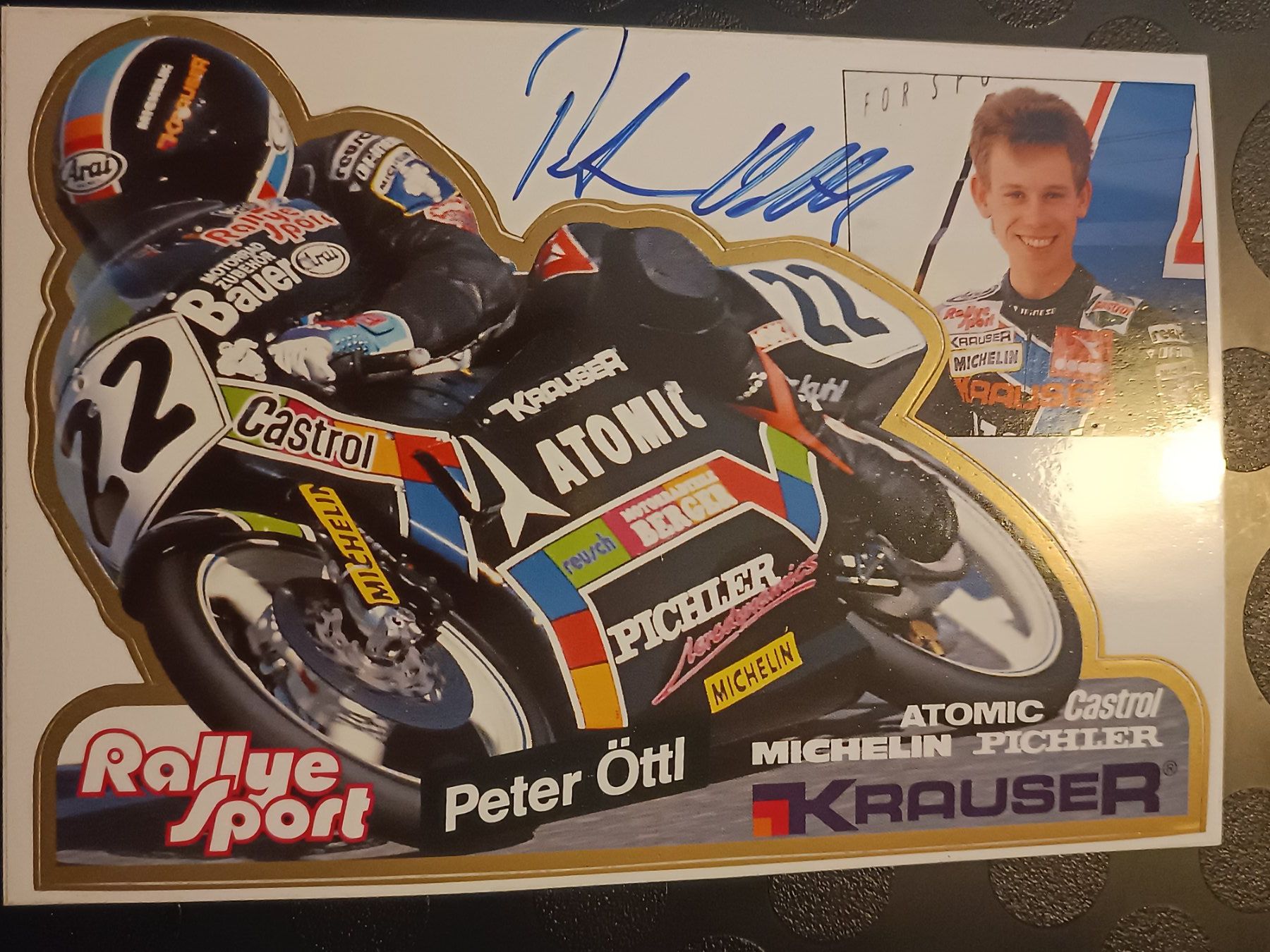 Autografi: Peter Öttl - handsigniert – Usato da Menziken venduto da Artographs