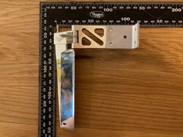 Ruder / gouvernail für rc boat 150mm aluminium neu