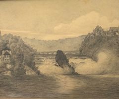 JOH. GEORG SCHLEGEL Rheinfall Schaffhausen