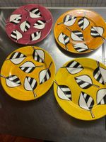 4x Keramik Teller Keramik Ziegler Schaffhausen 50er