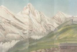 GSPALTENHORN, LITHOGRAPHIE 1870