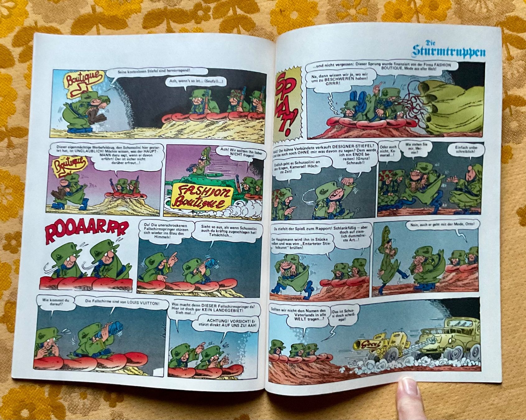 Fumetti: Die Sturmtruppen Satrirical-Album Nr 75 – Usato da Endingen venduto da nathan05 7