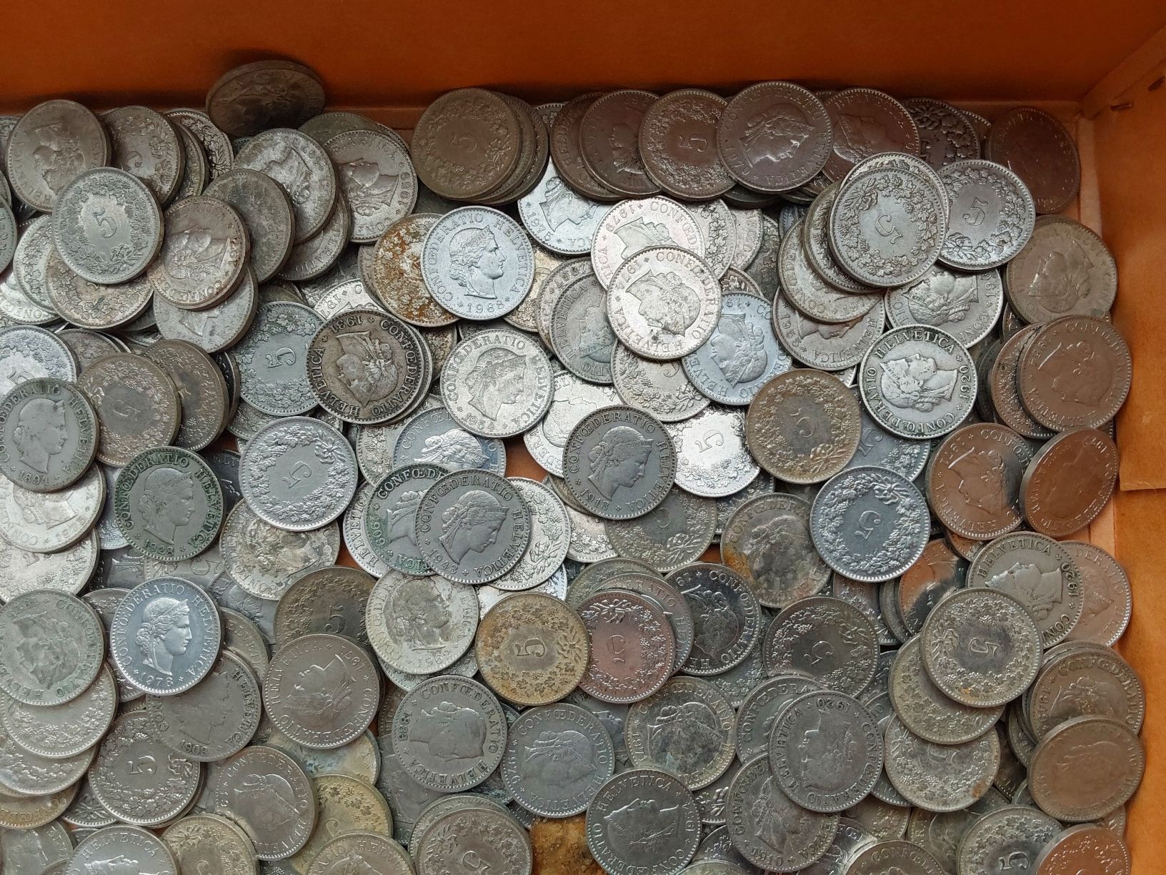 Tutti le monete: 2,3kg Alte 5 räppler – Usato da St. Gallen venduto da aha_2prr 4