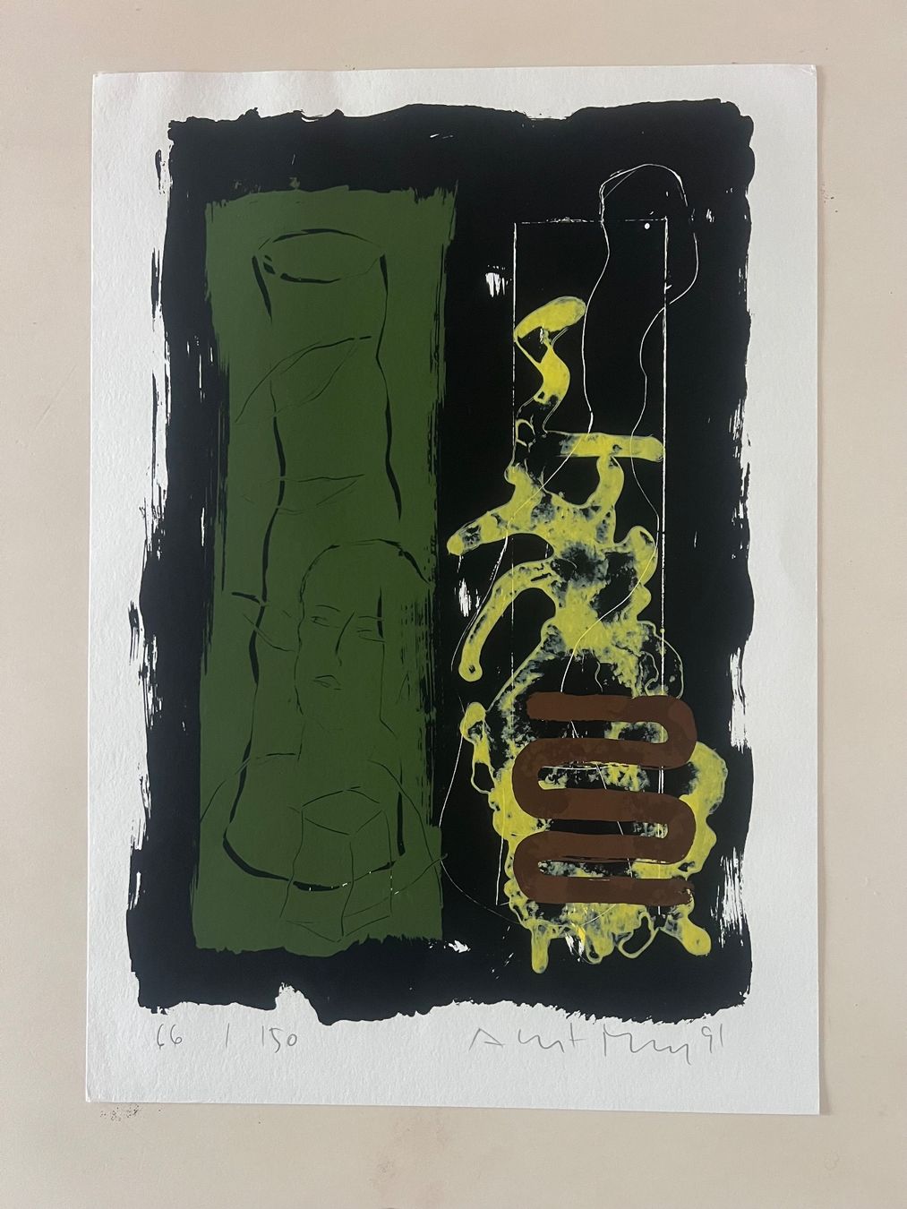Grafiken & Lithographien: Albert Merz, handsigniert, nummeriert – Gebraucht aus Rain von Pic-Ass 1