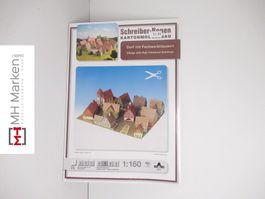 Schreiber-Bogen Kartonmodellbau 615 Dorf mit Fachwerkhäusern