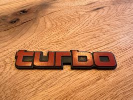 VW Turbo Emblem
