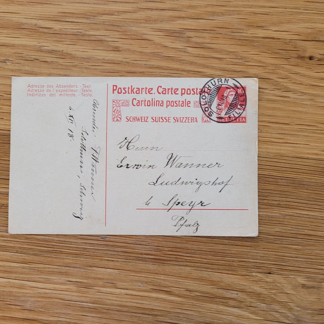 Tous les timbres: GS Solothurn 1918 – D'occasion à Biel/Bienne par Destockweb