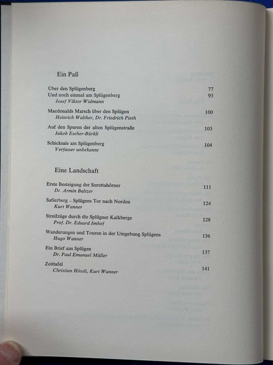 Libri: Splügen. Ein Dorf, ein Pass, eine Landschaft – Usato da Adliswil venduto da buch_und_kunst 3