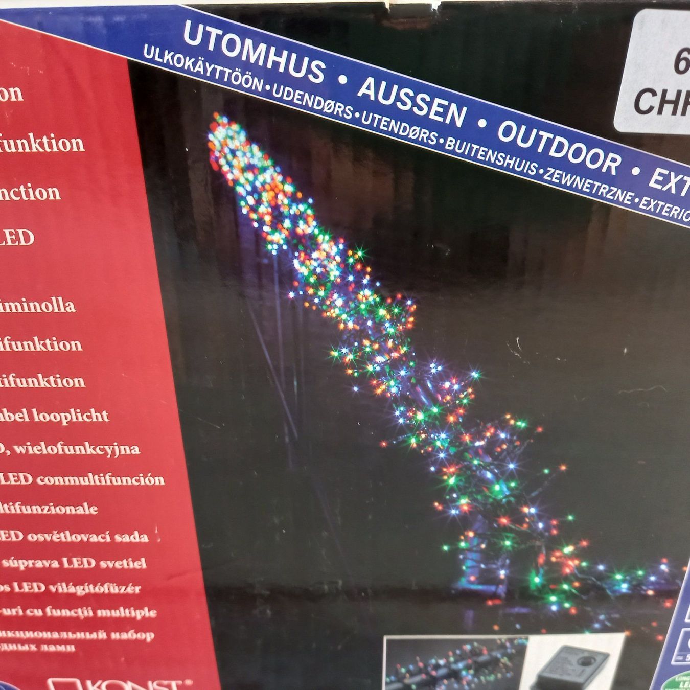 Ghirlande e barre luminose: LED Lichterkette mit Multifunktion Neu mehrfarbig – Nuovo e nell'imballaggio originale da Schweizersholz venduto da freyle1 1