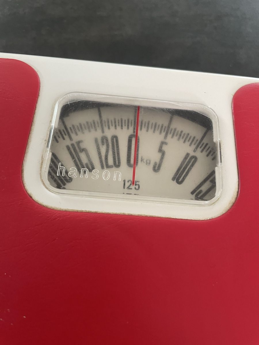 Bilance pesapersone: Balance Vintage Hanson Sky Rouge – Usato da Vallamand venduto da Bricbracbroc82 3