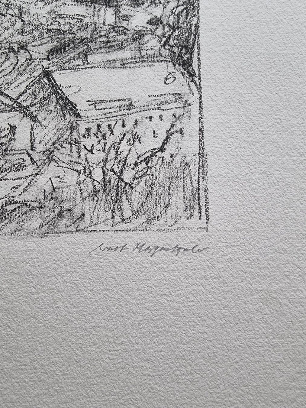 Grafica & Litografie: ERNST MORGENTHALER LITHOGRAPHIE SIGNIERT NUMMERIERT – Usato da Gersau venduto da grafik-kunst 4
