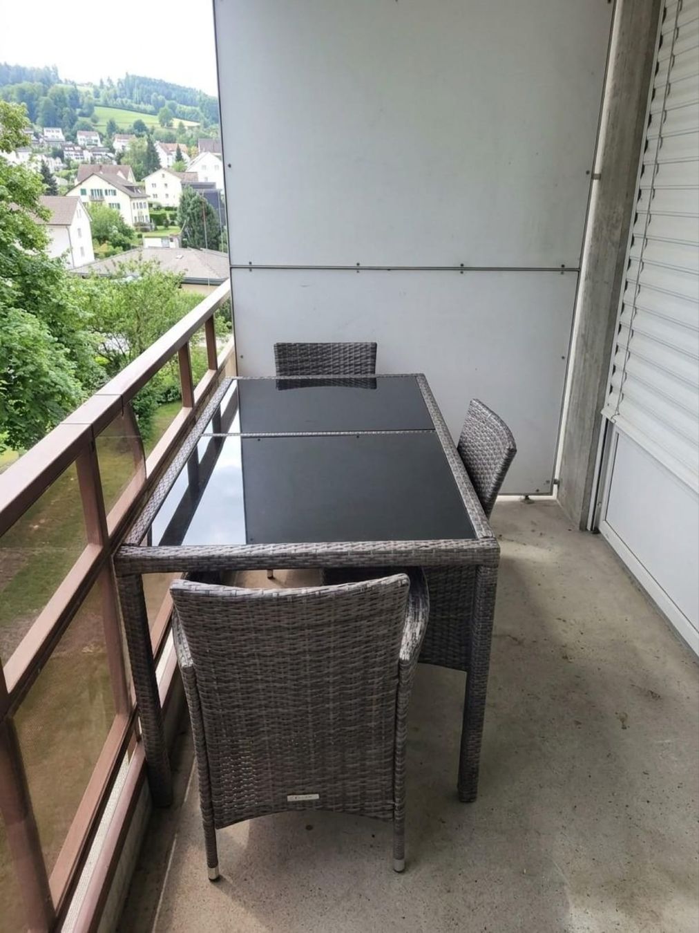 TecTake Tische: Tectake Polyrattan Sitzgruppe – Gebraucht aus Niederuzwil von TaurexTools