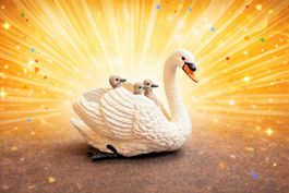 Schleich Höckerschwan Schwan Küken
