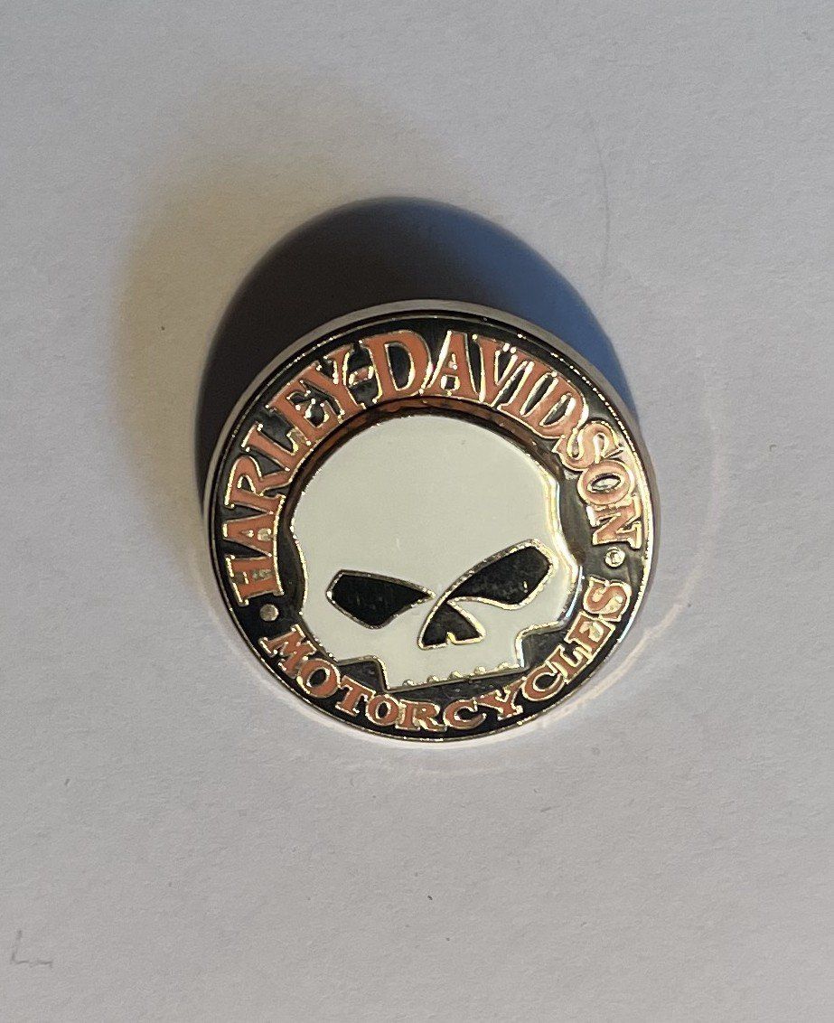 Harley-Davidson Plaketten & Abzeichen: Harley Davidson - pins métal skull – Neu und originalverpackt aus APPLES von az02