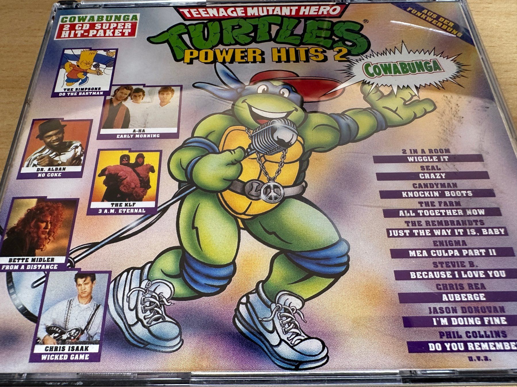 CD: Various – Turtles Power Hits 2 - 2 CD – Usato da Rikon im Tösstal venduto da Alpenmutz
