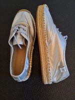 Marc O'Polo Espadrilles silber Grösse 40 neuwertig