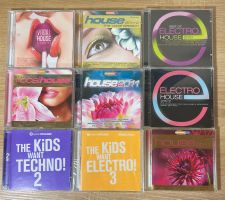 9 x Electro House Doppel CD Neuwertig