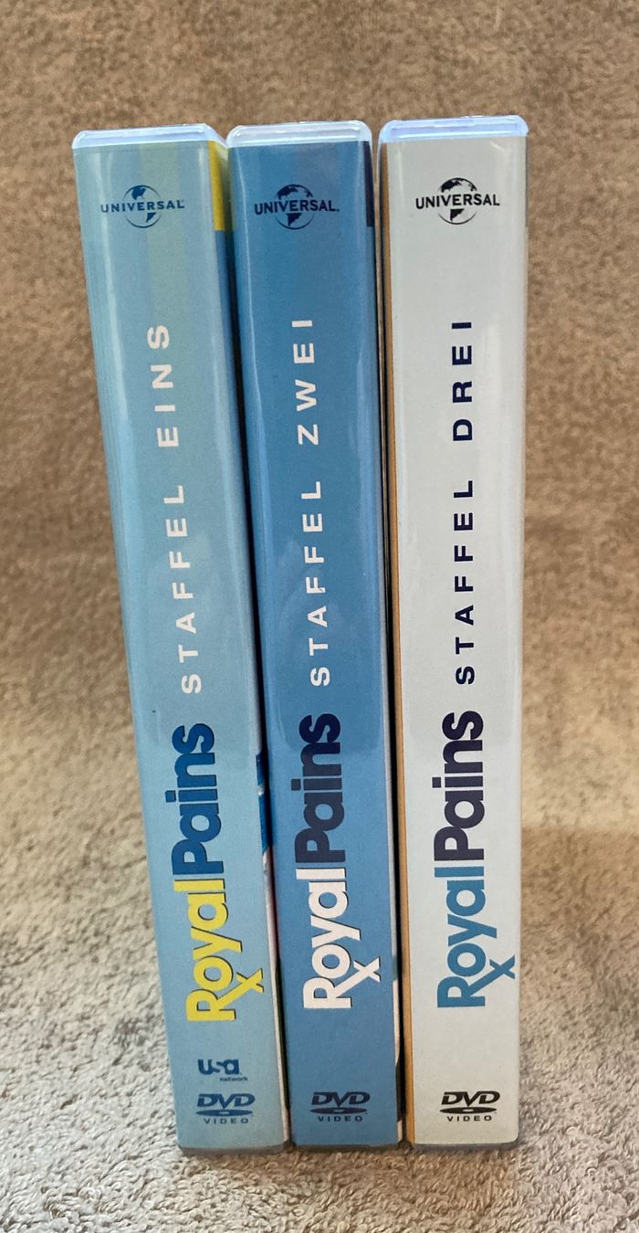 Tutti i DVDs: Royal pains - Staffeln 1 - 3 – Usato da Wolfhausen venduto da uchuva26 2