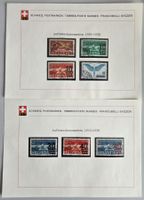 Schweiz Briefmarken, Aufbrauchsausgaben 1935 - 1938, Top!