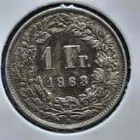 1 Franc Suisse 1963 en argent
