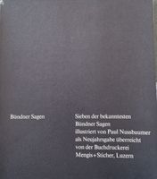 6er Set Sagen, 6 Kantone/Regionen, illustriert P. Nussbaumer