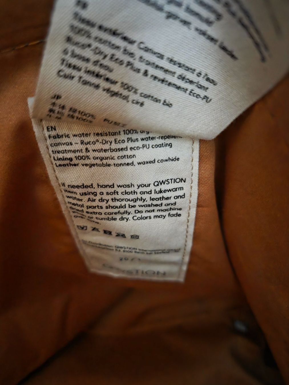 Qwstion Rucksäcke: QWSTION sac à dos Washed Grey 20l – Gebraucht aus Fribourg von pelusa78 7