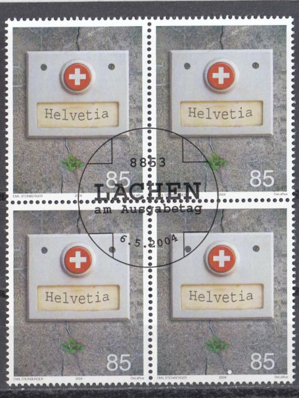 Alle Briefmarken: SBK 1124 im 4er-Block mit ET – Gebraucht aus Bürglen TG von StampGraf
