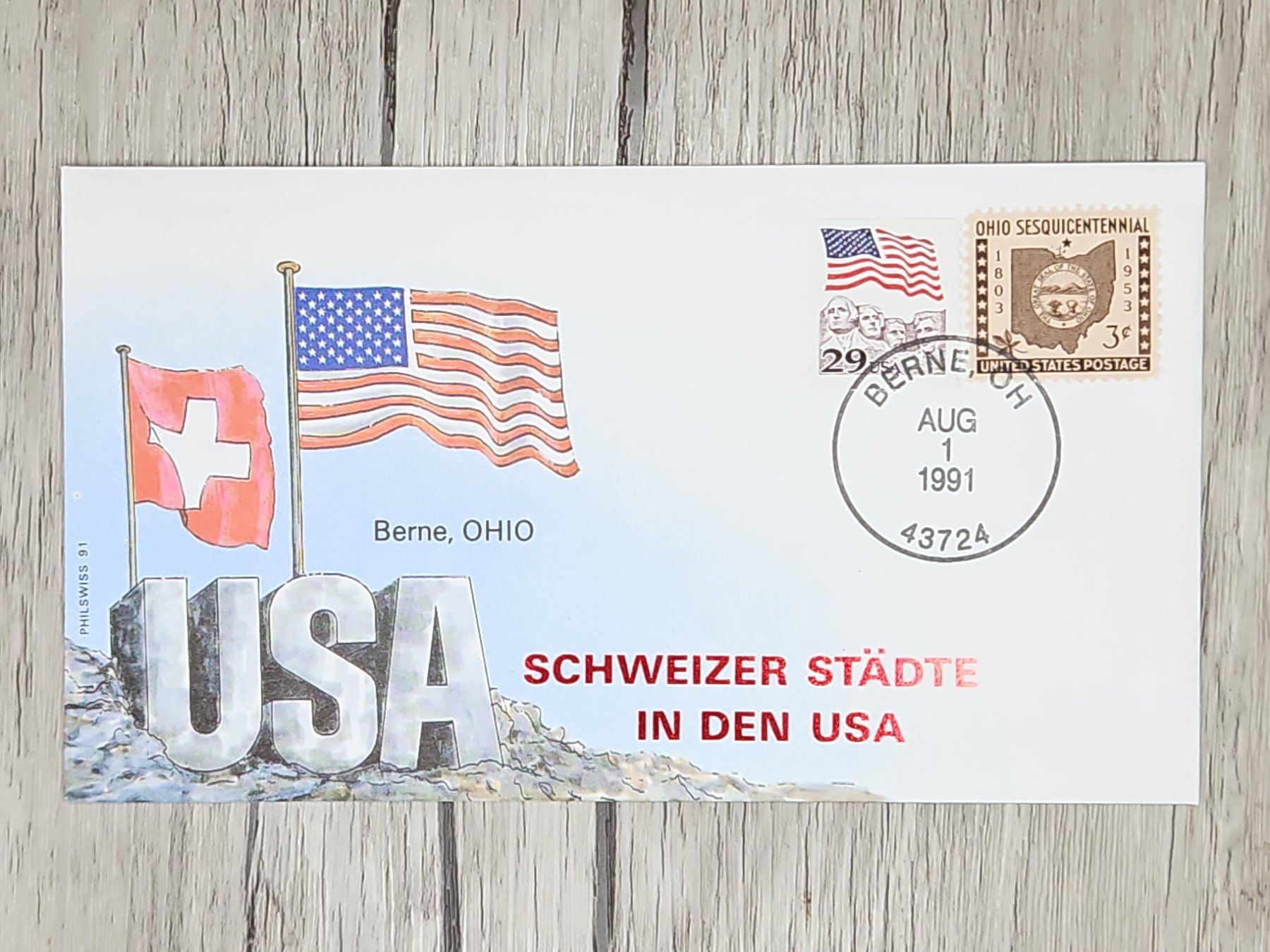 Tutti i francobolli: CL07 Enveloppe + Timbre USA 1991 – Usato da Cousset venduto da Patrick_Collections