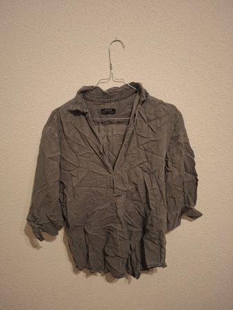 Zara Hemd Grau, Gr. XS