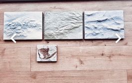 Originale Kunstwerke Ueli Studer Relief Jura  2011/12